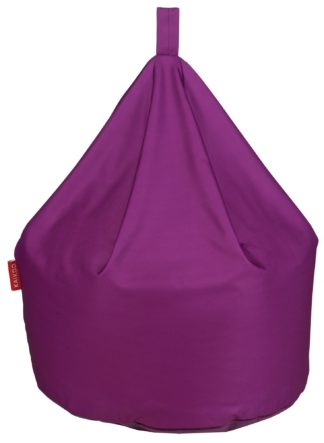 An Image of Argos Home Fabric Bean Bag - Grape