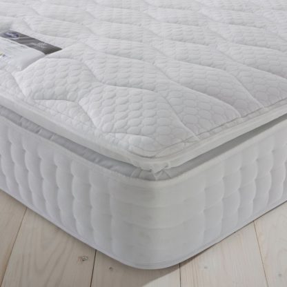 An Image of Silentnight 2000 Pocket Pillowtop Eco Mattress - Single