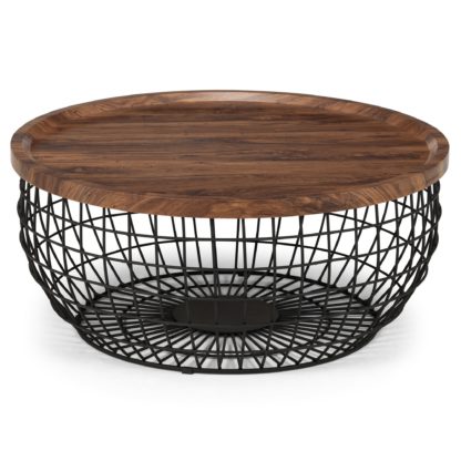 An Image of Smithson Storage Coffee Table Black