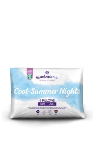 An Image of 4 Pack Cool Summer Nights Firm Support Pillows