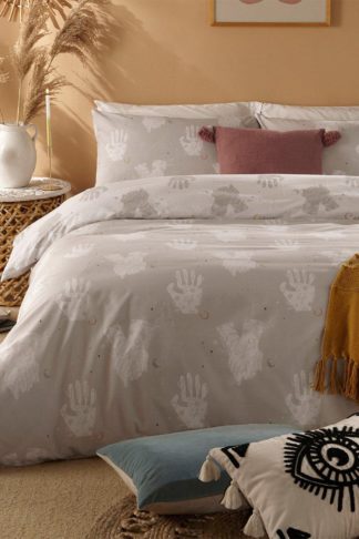 An Image of 'Be Kind' Printed Reversible Duvet Cover Set