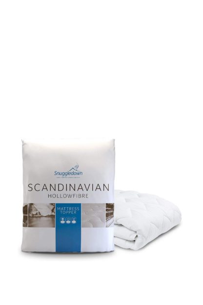 An Image of Scandinavian Hollowfibre Mattress Topper