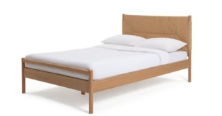 An Image of Habitat Manu Kingsize Bed Frame - Natural