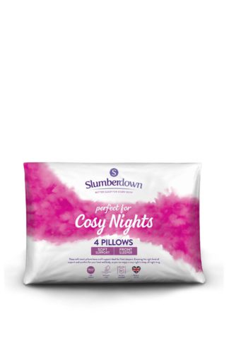 An Image of 4 Pack Cosy Nights Soft Support Pillows