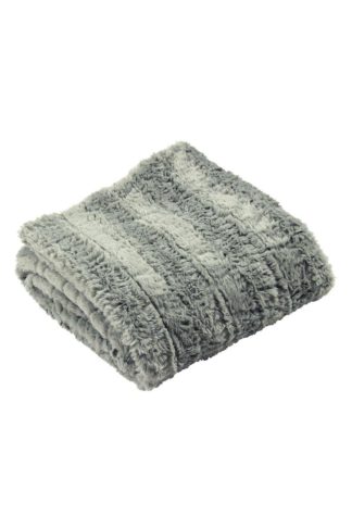 An Image of 'Tundra' Faux Fur Throw