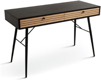 An Image of Koble Anders 2 Drawer Smart Office Desk - Black