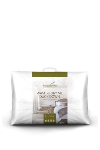 An Image of Single Wash & Dry Me Duck Down Medium Support Pillow
