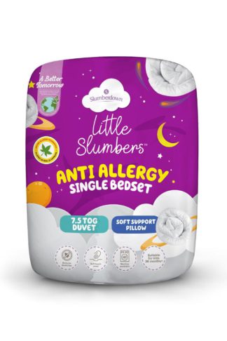An Image of Little Slumbers Anti Allergy 7.5 Tog Kids Single Bedset
