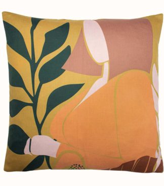 An Image of 'Alma' Botanical Cushion