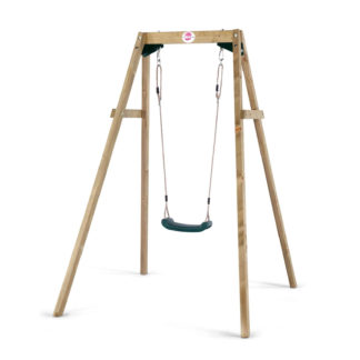 An Image of Plum Wooden Single Swing Set