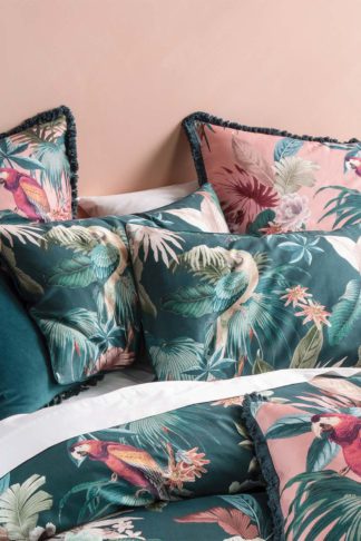An Image of 'Fernanda' Botanical Pillowcase Set