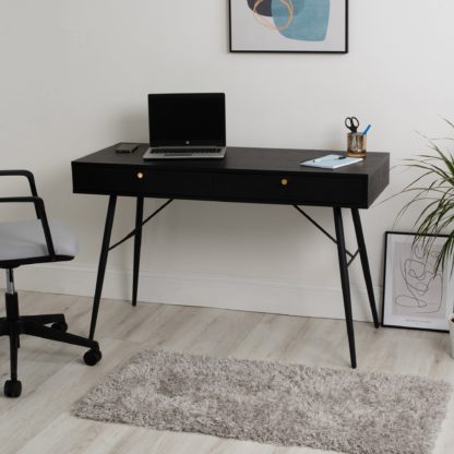 An Image of Luna Smart Desk Black