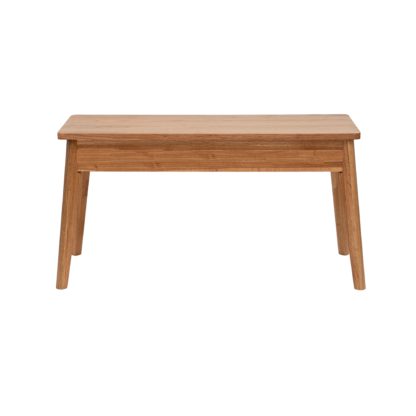 An Image of Aster Dining Bench Black