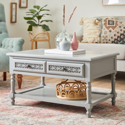 An Image of Carys Grey Coffee Table Grey