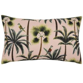 An Image of 'Palms' Tropical Water & UV Resistant Outdoor Cushion