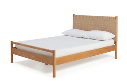 An Image of Habitat Anto King Size Bed Frame - Natural