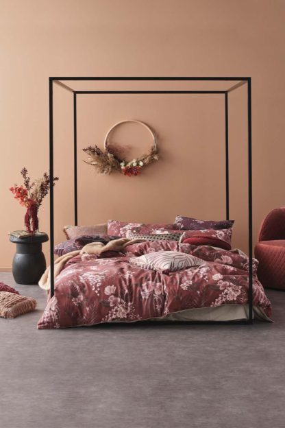 An Image of 'Taira' Gauche Floral Duvet Cover Set