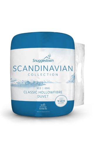 An Image of Scandinavian Hollowfibre 10.5 Tog All Year Round Duvet