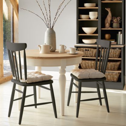 An Image of Churchgate Set of 2 Dining Chairs Steeple Grey