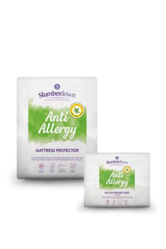 An Image of Anti Allergy Mattress Protector With 2 Pillow Protectors