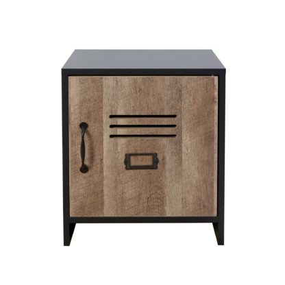 4863d020e219f7ff8b71493ce75f285a7f322c449cbe39d0ea88a032ca30dfc8.jpg An Image of Black Wooden Bedside Table Black and Brown