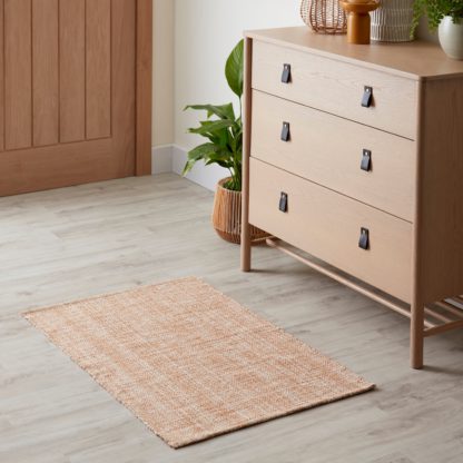 An Image of Adria Flat Weave Rug Grey Flat Weave