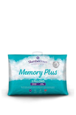 An Image of 2 Pack Memory Foam Plus Firm Support Pillows