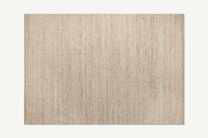 An Image of Enas Jute Rug, Extra Large 200 x 300 cm, White