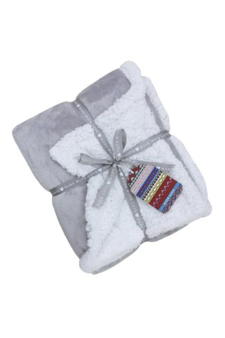 An Image of 'Lux Sherpa' Sherpa Fleece Throw