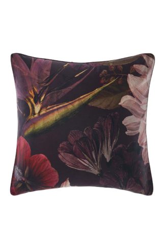 An Image of 'Neve' Dark Floral Pillowcase Sham