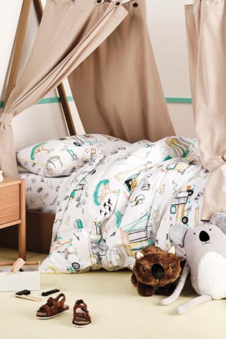 An Image of 'Down By The River' Kids Duvet Cover Set