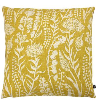 An Image of 'Turi' Floral Jaquard Cushion