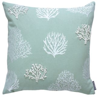 An Image of Country Living French Knot Salcombe Sea Flower Cushion