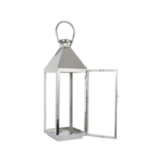 An Image of Palma Stainless steel lantern 65cm