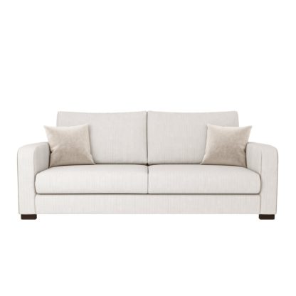 An Image of Carson Corduroy 4 Seater Sofa Blue