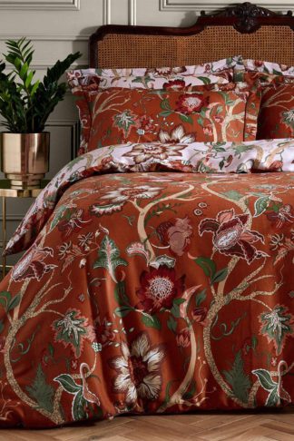 An Image of 'Botanist' Floral 200TC Cotton Sateen Duvet Cover Set