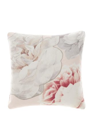 An Image of 'Sansa' Soft Floral Cushion
