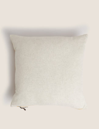 An Image of M&S Cotton Rich Chenille Textured Cushion