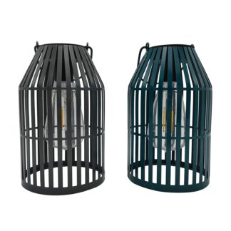 An Image of Homebase Edit Solar Solar Metal Lantern