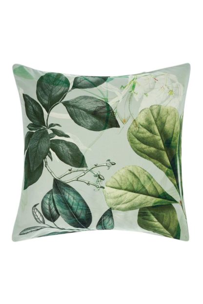 An Image of 'Glasshouse' Botanical Pillowcase Set