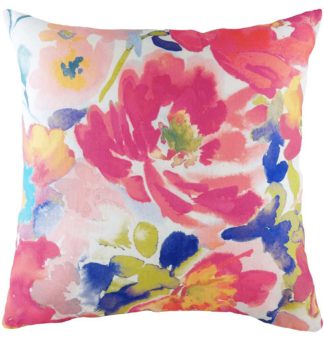 An Image of 'Aquarelle' Abstract Cushion