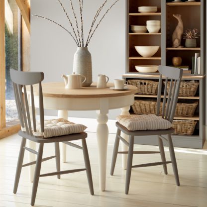 An Image of Churchgate Set of 2 Dining Chairs Steeple Grey