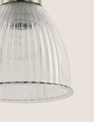 An Image of M&S Florence Glass 3 Multi Pendant Light