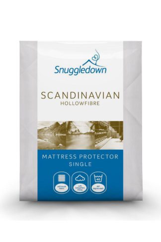 An Image of Scandinavian Hollowfibre Mattress Protector