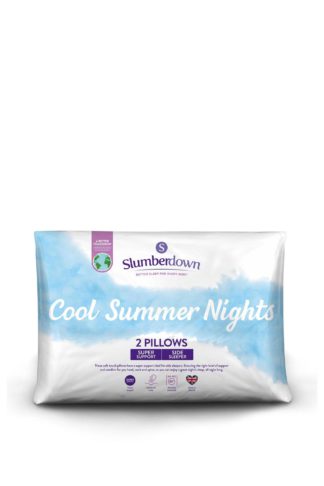 An Image of 2 Pack Cool Summer Nights Firm Support Pillows