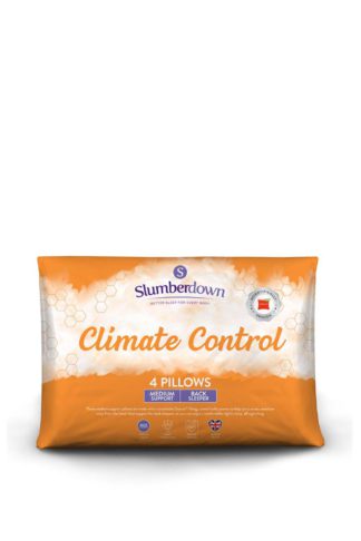 An Image of 4 Pack Climate Control Medium Support Pillows