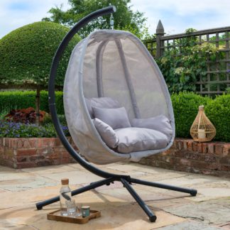 An Image of Grey Cocoon Egg Chair Grey
