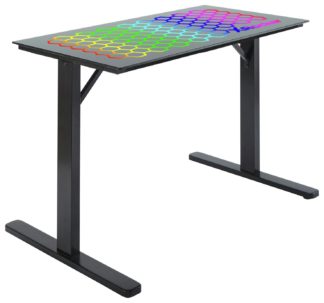 An Image of X Rocker Spectrum Gaming Desk - Black