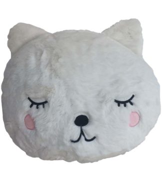 An Image of 'Cute Bear' Embroidered Novelty Cushion