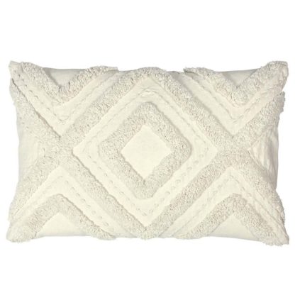 An Image of 'Orson' Geometric Tufted Cushion